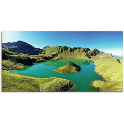 ARTLAND Schrecksee Bayerischen Hochalpen Grün - Wandbild ARTLAND Schrecksee Bayerischen Hochalpen Grün - Wandbild