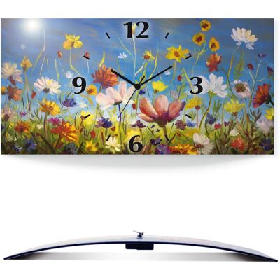 ARTLAND Wildblumenwiese Wanduhr - Wanduhr ARTLAND Wildblumenwiese Wanduhr - Wanduhr