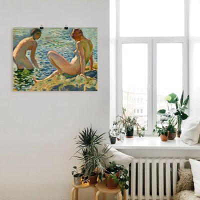 ARTLAND - Les Baigneuses. Die Badenden - 40x30 cm - Wandkunst ARTLAND - Les Baigneuses. Die Badenden - 40x30 cm - Wandkunst