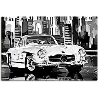 ARTland - 300 SL Flügeltürer - 60x40 cm - Leinwandbild ARTland - 300 SL Flügeltürer - 60x40 cm - Leinwandbild