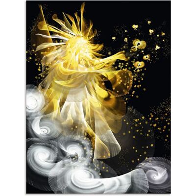 ARTLAND - Goldener Schutzengel - 30 cm x 40 cm - Wandbild ARTLAND - Goldener Schutzengel - 30 cm x 40 cm - Wandbild