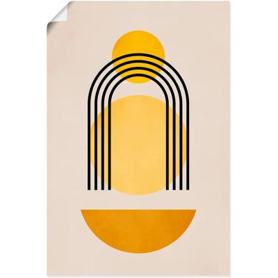 ARTLAND - Geometrica Nr. 5 - Beige - 20x30 cm - Wall art ARTLAND - Geometrica Nr. 5 - Beige - 20x30 cm - Wall art