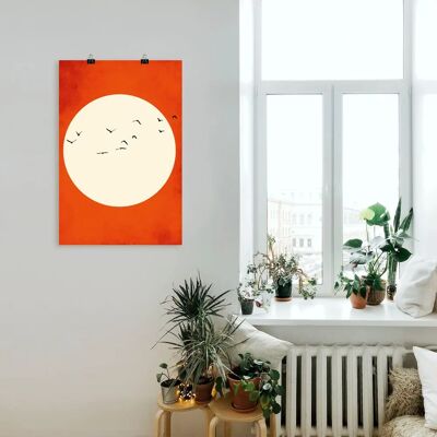 ARTLAND - Wärmende Gefühle - Rot - 40 x 60 cm - Wandbild ARTLAND - Wärmende Gefühle - Rot - 40 x 60 cm - Wandbild