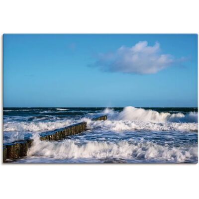 ARTLAND Wandbild Blau 60x40cm - Küstenlandschaft Ostsee ARTLAND Wandbild Blau 60x40cm - Küstenlandschaft Ostsee