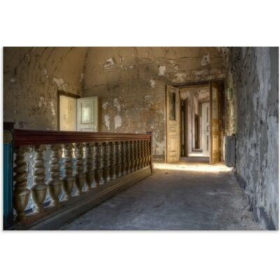 ARTLAND Lost Place - Gang mit Sonnenschein - Wandbild ARTLAND Lost Place - Gang mit Sonnenschein - Wandbild
