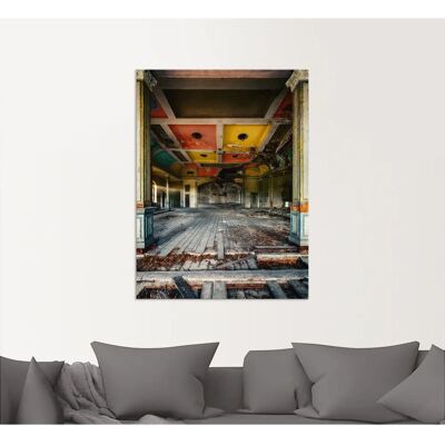 ARTLAND Lost Place - Der letzte Tanz Wandbild - 60x80cm ARTLAND Lost Place - Der letzte Tanz Wandbild - 60x80cm