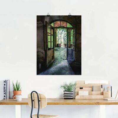 ARTland - Lost Place - alte Tür Fenster - 60 x 80 cm - Wall Art ARTland - Lost Place - alte Tür Fenster - 60 x 80 cm - Wall Art