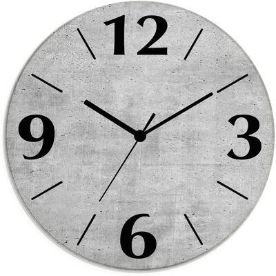 ARTLAND - Grauer Beton - 30 cm - 1.8 cm - Wall clock ARTLAND - Grauer Beton - 30 cm - 1.8 cm - Wall clock