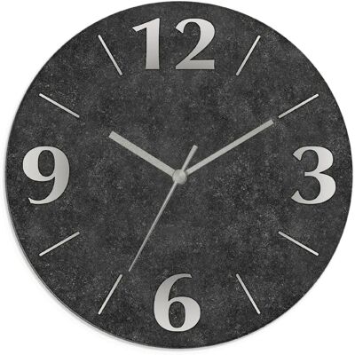 ARTland - Granit-Gestein-Anthrazit - Wanduhr ARTland - Granit-Gestein-Anthrazit - Wanduhr