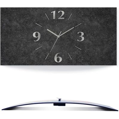 ARTLAND Granit-Gestein-Anthrazit Wanduhr - Analoge Funkuhr, 60cm ARTLAND Granit-Gestein-Anthrazit Wanduhr - Analoge Funkuhr, 60cm
