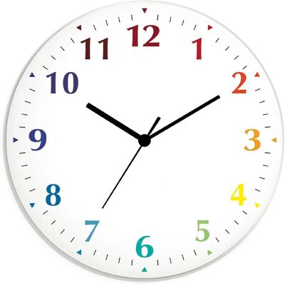 ARTLAND 30cm x 30cm Bunt Wanduhr - Wandclock ARTLAND 30cm x 30cm Bunt Wanduhr - Wandclock