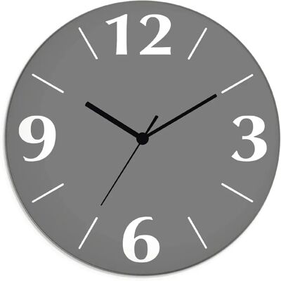 ARTLAND Trendfarben Wanduhr - Lautlos, Glas, 30x30cm ARTLAND Trendfarben Wanduhr - Lautlos, Glas, 30x30cm