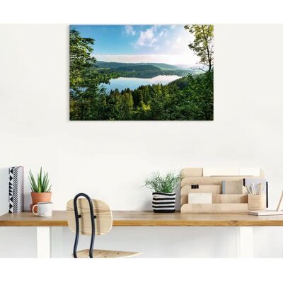 ARTLAND - Titisee, Schwarzwald - 30x20 cm - Wall art ARTLAND - Titisee, Schwarzwald - 30x20 cm - Wall art