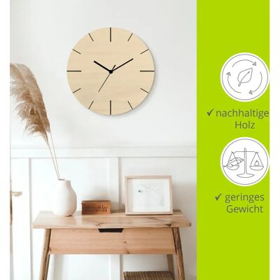 ARTLAND - Zeitliche Schlichtheit - Beige - Wall clock ARTLAND - Zeitliche Schlichtheit - Beige - Wall clock