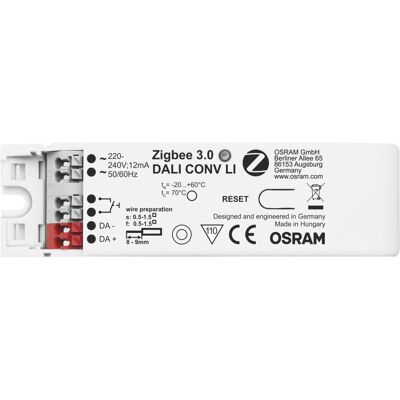 Osram ZIGBEE 3.0 DALI CONV LI - Controlador de iluminación Osram ZIGBEE 3.0 DALI CONV LI - Controlador de iluminación