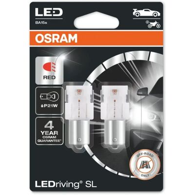Osram W21V 3W Red Brake Light Bulb - Car Osram W21V 3W Red Brake Light Bulb - Car