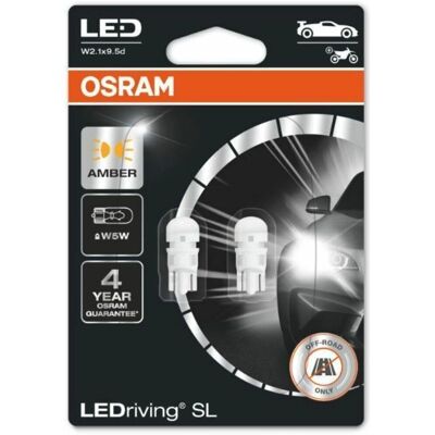 OSRAM W5W LED-Glühbirnen - Gelb/Bernstein - 2er Pack - Innen/Außenlicht OSRAM W5W LED-Glühbirnen - Gelb/Bernstein - 2er Pack - Innen/Außenlicht