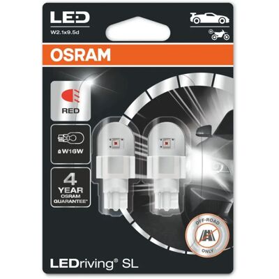 OSRAM 921DRP-2BL LED wewnętrzna żarówka - Czerwony - Zestaw 2 sztuk OSRAM 921DRP-2BL LED wewnętrzna żarówka - Czerwony - Zestaw 2 sztuk
