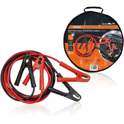 OSRAM Batterystart Starter Cable - 700A, 3.5m, 25mm² OSRAM Batterystart Starter Cable - 700A, 3.5m, 25mm²