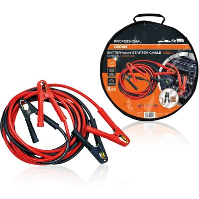 Καλώδιο Εκκίνησης Osram - 1200A, 12/24V, 5m - Καλώδια Εκκίνησης Καλώδιο Εκκίνησης Osram - 1200A, 12/24V, 5m - Καλώδια Εκκίνησης