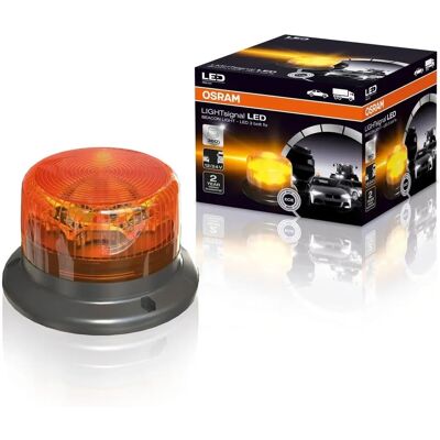 OSRAM RBL102 LED Varningsljus - Orange - 360° Roterande, 12V/24V OSRAM RBL102 LED Varningsljus - Orange - 360° Roterande, 12V/24V