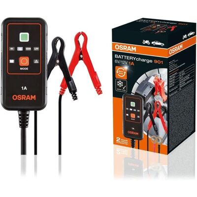 Osram Battery Charger 901 - Έξυπνος φορτιστής 6V/12V Osram Battery Charger 901 - Έξυπνος φορτιστής 6V/12V