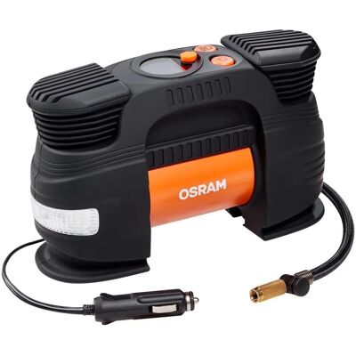 Inflador de pneus Osram OTI830 - Display digital, 5,5 bar, luz LED, Powerbank, Bolsa - Inflador de pneus Inflador de pneus Osram OTI830 - Display digital, 5,5 bar, luz LED, Powerbank, Bolsa - Inflador de pneus