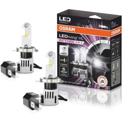 Żarówka samochodowa Osram LEDriving HL Intense H4 - Wodoodporna, 12 V, Przednia, LED Żarówka samochodowa Osram LEDriving HL Intense H4 - Wodoodporna, 12 V, Przednia, LED