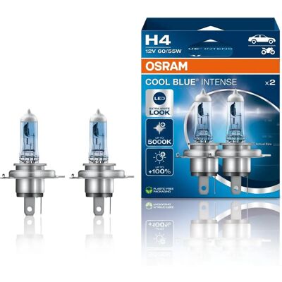 Ampoule halogène OSRAM COOL BLUE INTENSE H4 - Phare auto Ampoule halogène OSRAM COOL BLUE INTENSE H4 - Phare auto