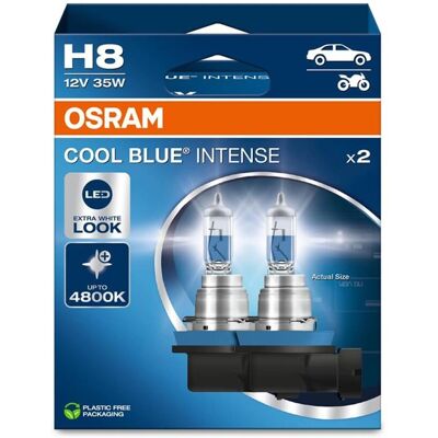 OSRAM H8 35W 12V Ampoule Feu Arrière Cool Blue Intense OSRAM H8 35W 12V Ampoule Feu Arrière Cool Blue Intense