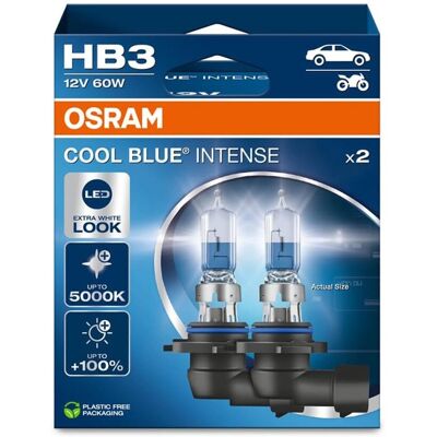 Osram Cool Blue Intense Headlight Bulb - Extra White 5000K Osram Cool Blue Intense Headlight Bulb - Extra White 5000K