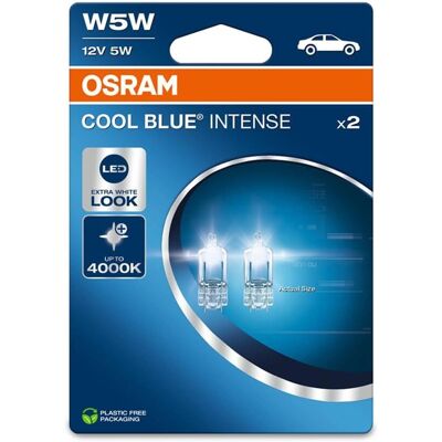 Osram Cool Blue Intense W5W (2825CBN-2BL) Osram Cool Blue Intense W5W (2825CBN-2BL)
