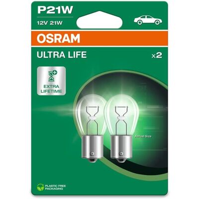 Żarówka Osram P21W Ultra Life - Hamulec/Tylne/Reflektor/Numer rejestracyjny Żarówka Osram P21W Ultra Life - Hamulec/Tylne/Reflektor/Numer rejestracyjny