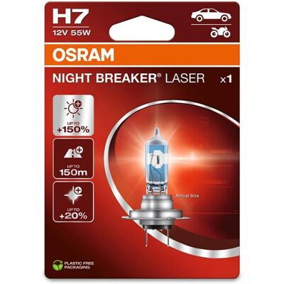OSRAM Night Breaker Laser H7 Glühbirne - Halogen OSRAM Night Breaker Laser H7 Glühbirne - Halogen