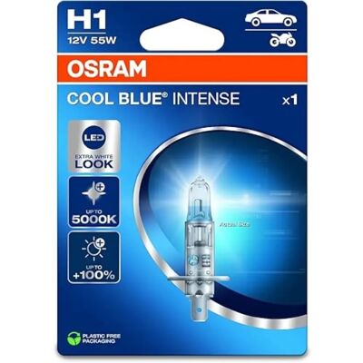 OSRAM Cool Blue Intense H1 55W 12V Halogenlamp OSRAM Cool Blue Intense H1 55W 12V Halogenlamp