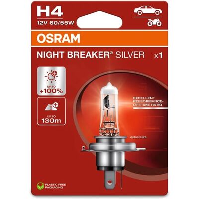 Osram Night Breaker Silver H4 - Żarówka samochodowa Osram Night Breaker Silver H4 - Żarówka samochodowa