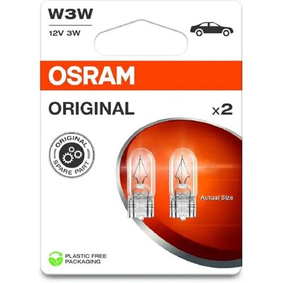 Osram W3W 12V Ampoule - Ampoule pour voiture - Publicité Osram W3W 12V Ampoule - Ampoule pour voiture - Publicité