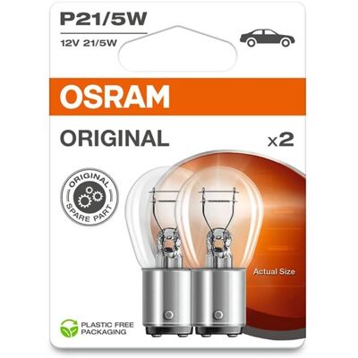 Osram Original P21/5W 12V Lamp - P21/5W, BAY15D Osram Original P21/5W 12V Lamp - P21/5W, BAY15D