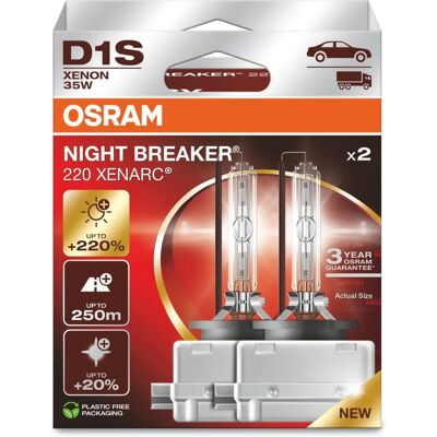 Osram XENARC Night Breaker 220 D1S Duo (66140XN2-2HB) Osram XENARC Night Breaker 220 D1S Duo (66140XN2-2HB)