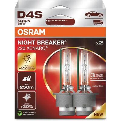 OSRAM Xenon Koplamp 66440XN2-2HB - Night Breaker 220 D4S OSRAM Xenon Koplamp 66440XN2-2HB - Night Breaker 220 D4S