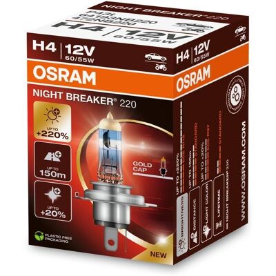 Osram Night Breaker 220 H4 (64193NB220) Osram Night Breaker 220 H4 (64193NB220)