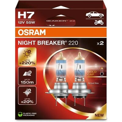 Osram Night Breaker 220 H7 Duo-Box (64210NB220-2HB) Osram Night Breaker 220 H7 Duo-Box (64210NB220-2HB)