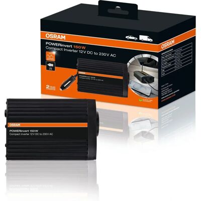 Inversor OSRAM 150W Onda Sinusoidal Compacta 12V Inversor OSRAM 150W Onda Sinusoidal Compacta 12V