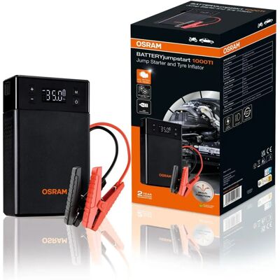 Osram Starthilfe mit Reifenkompressor - Notfall-Powerbank - 12V 5L Osram Starthilfe mit Reifenkompressor - Notfall-Powerbank - 12V 5L