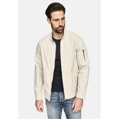 NEW CANADIAN - Cool Cotton - Beige-Lila - Outdoor jacket NEW CANADIAN - Cool Cotton - Beige-Lila - Outdoor jacket