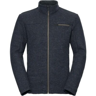 Vaude TINSHAN JACKET III - Merino ullfleecejacka - Grå/Svart Vaude TINSHAN JACKET III - Merino ullfleecejacka - Grå/Svart
