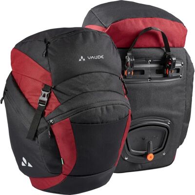 Vaude Ontour Back Fietstassen - Zwart / Karmijn - 46L Vaude Ontour Back Fietstassen - Zwart / Karmijn - 46L