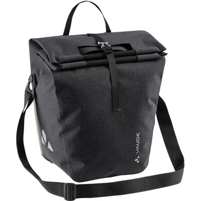 VAUDE ReCycle Back Sykkeltaske - Resirkulert materiale, 23+7L, Svart VAUDE ReCycle Back Sykkeltaske - Resirkulert materiale, 23+7L, Svart