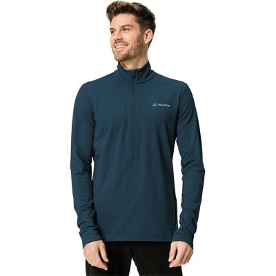 VAUDE Men's Livigno Halfzip II - blu scuro VAUDE Men's Livigno Halfzip II - blu scuro