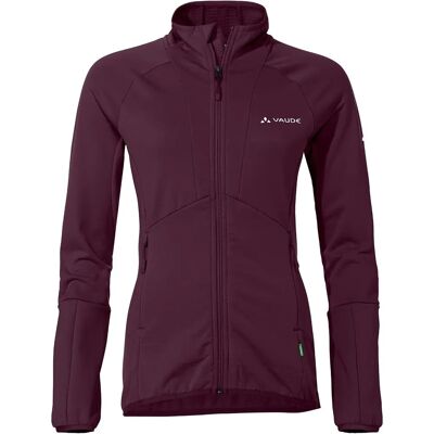 VAUDE Dames Monviso Fleece FZ Jas - Cassis - Maat 34 - Fleece Jack VAUDE Dames Monviso Fleece FZ Jas - Cassis - Maat 34 - Fleece Jack